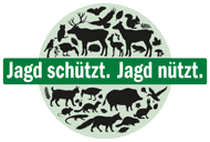 Jagd schützt. Jagd nützt. Logo